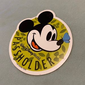 Flower & Garden Mickey Passholder Magnet